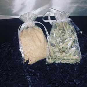 Altar/bath salts, Smudge spray and smudge sticks